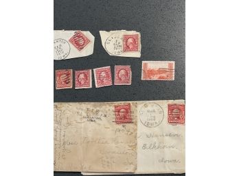 2 Cent Stamps And Post Master General Letter