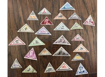 Triangular Stamp Collection
