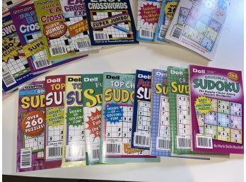 Large Lot New Crossword And Sudoku