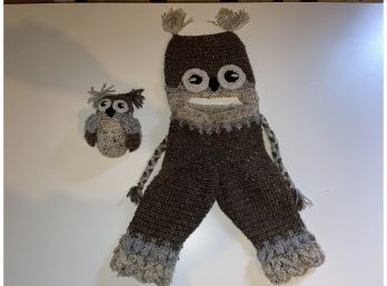 Crocheted Owl Hat And Pants