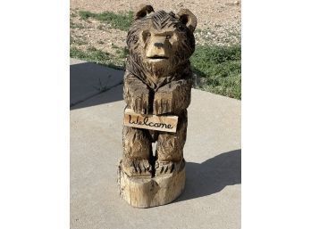Welcome Wood Bear