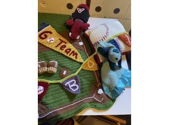 Crocheted Baby Sports Item