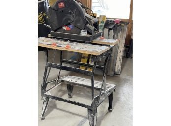 Chicago Electric 14 Industrial Cut-Off Saw And Table
