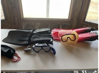 Snorkeling Flippers And Gear