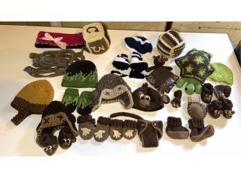 Large LotLarge Lot Of Crocheted Baby Items