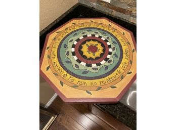 Large Hand Painted Lazy Susan