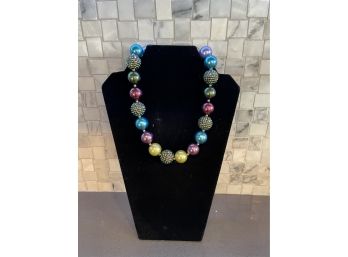 Colorful Large Bead Necklace