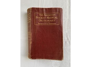 American Medical Pocket Dictionary 13th Edition