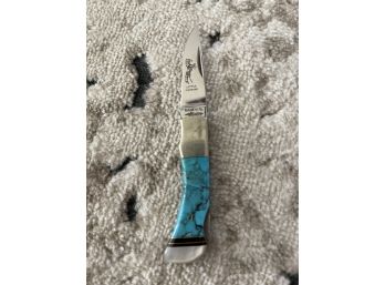 Parker Cut Co Turquoise Pocket Knife
