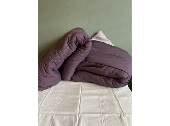 Two Twin Purple/lavender Reversible Comforter