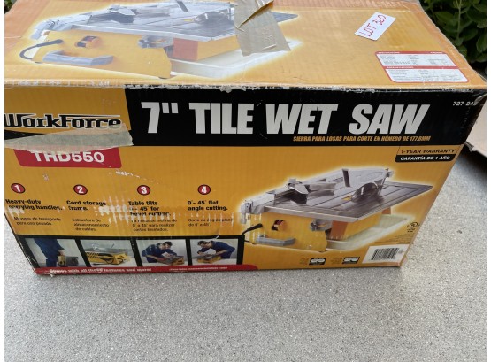 7' Wet Tile Saw