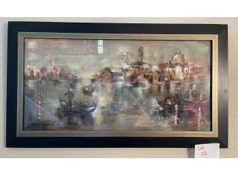 Framed Venice Painting