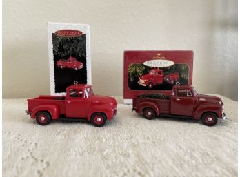 Hallmark Keepsakes Red Trucks
