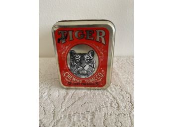 Vintage Tiger Tin