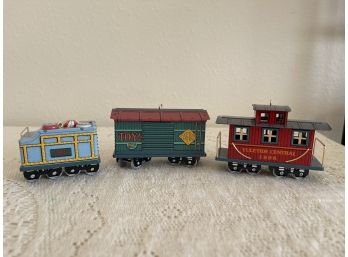 Hallmark Train Ornament Set