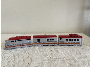 SilverStar Train Ornament Set