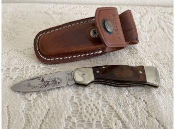 Rare WesternS-532 Knife With Deer
