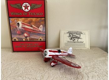 Wings Of Texaco 1930Travel Air Model R Mystery Ship Coin Bank