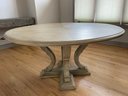 Bernhardt Round Oak Dining Table