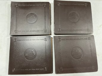 Lot Of Antique 78 RPM Records In Leather-like Binders