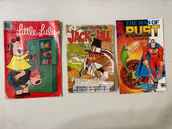 Vintage Little Lulu & Man Of Rust Comics, Jack & Jill November 1975