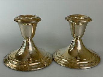 Gorham Sterling Silver Candle Holders