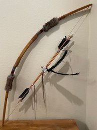 Handcrafted Native American Bow & Arrows