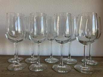 Set Of Crystal Wine Glasses