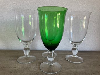 Set Of 4 Glass Goblets