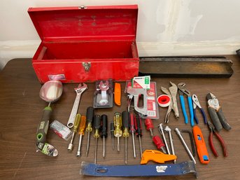 Tool Box With Hand Tools