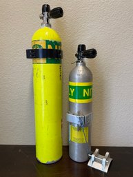 2 Luxfer Nitrox Gas Cylinders