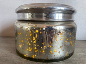 Anthropolgie Mercury Glass Jar
