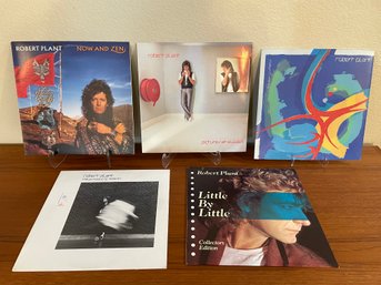 Lot Of 4 Vintage Robert Plant LPs