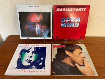 Lot Of Klaus Schulze, Jean-luc Ponty & Jacques Brel Vinyl LPs