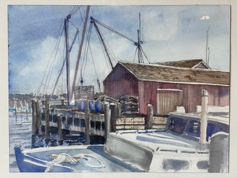 Harbor Watercolor