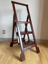 Frontgate Wooden 3-Step Stool