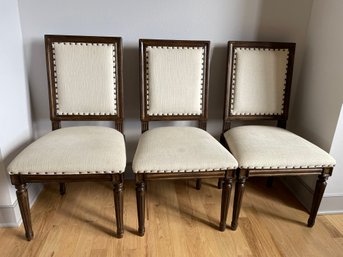 Set Of 3 French Side Chairs