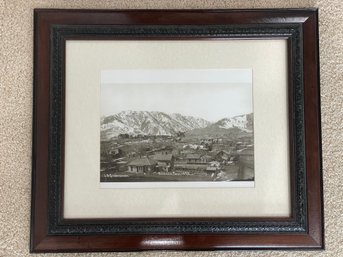 Framed Photograph Of  Boulder 1895