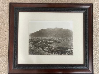 Framed Photograph Of Aspen C. 1890's