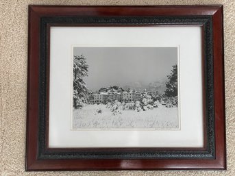 Framed Photograph Of  The Stanley Hotel