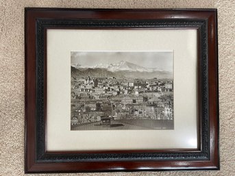 Framed Photograph Of Denver C. 1880