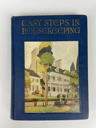 Antique 'Easy Steps In Housekeeping' Book