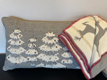 Holiday Pillow & Throw