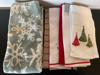 Lot Of Holiday Towels