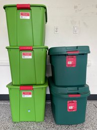 Lot Of 20 Gallon Storage Containers