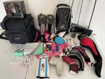 Lot Of Golf Accessories & Clubs