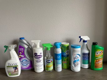 Lot Of Floor Cleaning Products