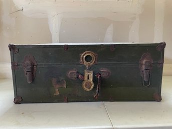 Vintage Metal Foot Locker