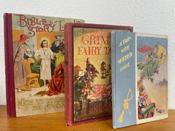 Lot Of 3 Antique Children's Books