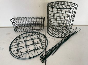 Lot Of Plant Supports & Peony Cages